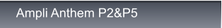 Ampli Anthem P2&P5 Ampli Anthem P2&P5
